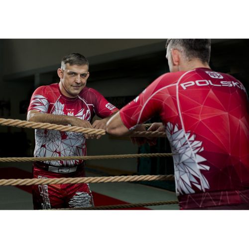 Short sleeve rashguard POLSKA red na Arena.pl