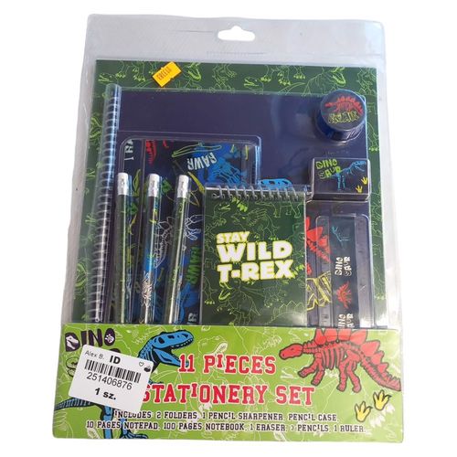 Zestaw szkolny dla dzieci z przyborami w dinozaury na Arena.pl