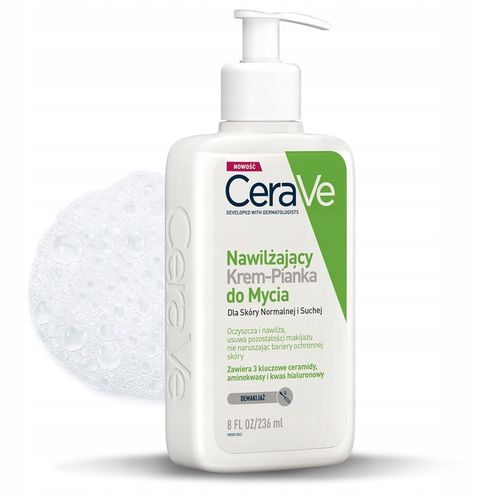 CeraVe Nawilżający Krem-Pianka do Mycia 236ml + GRATISY na Arena.pl