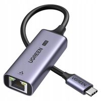 Adapter karta sieciowa Ethernet USB-C - RJ45 2.5G szary