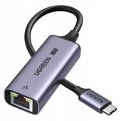 Adapter karta sieciowa Ethernet USB-C - RJ45 2.5G szary