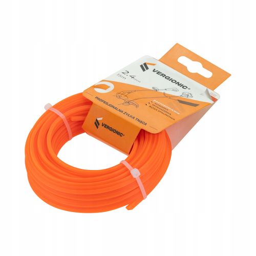 Żyłka tnąca 2,4 mm x 15 m kwadratowa VERGIONIC na Arena.pl