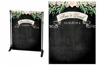 TŁO do zdjęć na wesele ślub Ścianka zdjęciowa weselna ślubna