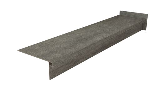 Płytka schodowa Stopnica szara, bez nacięć, gruby stopień gresowy 160x30x4 na Arena.pl