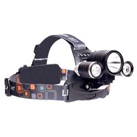 LATARKA LED CZOŁOWA 5W T6 + 2X CREE AKU 0478 - SD-AKC2408LV