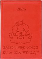 Stylowy kalendarz GROOMERA FIRMOWY książkowy A5 2026 rok z grawerem