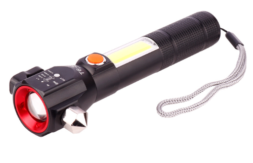 Wielofunkcyjna Latarka Taktyczna LED - 4 Tryby, 1000m Zasięg, USB na Arena.pl