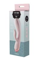 wibrator duo punktu g vivre coco silikonowy różowy usb 23 cm