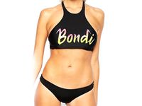 KOSTIUM DWUCZĘŚCIOWY STRÓJ KĄPIELOWY BIKINI STRINGI PŁYWACKI WIĄZANY S