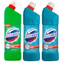 2X Domestos Zestaw Płyn do WC Toalety Atlantic Fresh 2L + Pine Fresh 1L