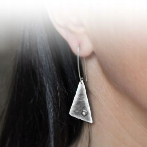 Kolczyki damskie Harf srebro na Arena.pl