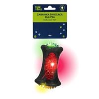 zabawka dla psa kość świecąca 9cm trik b 0835