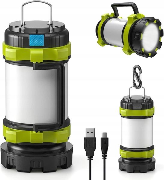 LAMPA TURYSTYCZNA LED LATARKA KEMPINGOWA POWERBANK zdjęcie 1