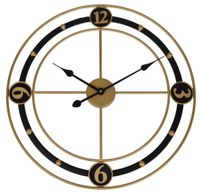 Zegar metalowy okrągły