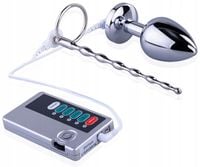 2 ELEKTRO STYMULATORY BDSM Korek Analny + Dilator