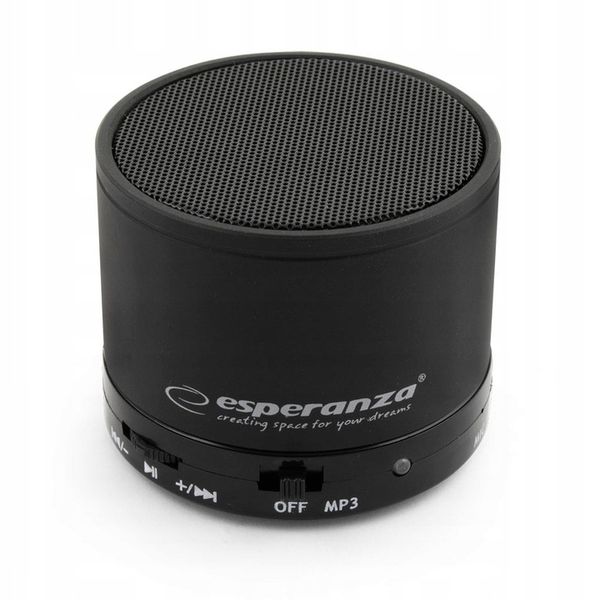 GŁOŚNIK BT FM RITMO CZARNY ESPERANZA EP115K zdjęcie 1