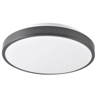 Czarny plafon kuchenny KERN 314918 okrągła lampa LED 15W 4000K