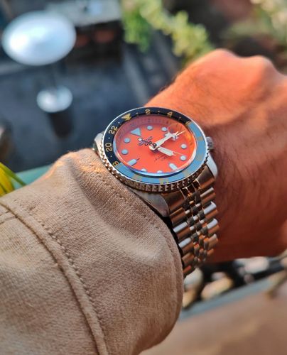 ZEGAREK MĘSKI SEIKO 5 SPORTS SSK005K1 GMT AUTOMAT WR100 + BOX na Arena.pl