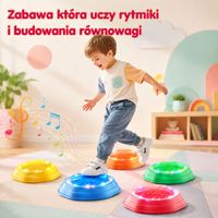 DLA DZIECI ZESTAW KAMIENIE RÓWNOWAŻNE ŚWIATŁA