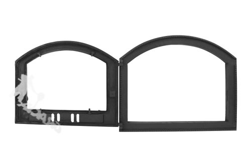 DRZWI C07 LEWE - 56X69 CM + TERMOMETR 0-250°C do pieca pizzy pizzeria żeliwne na Arena.pl