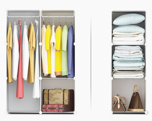 SZAFA MODUŁOWA UBRANIOWA GEOMETRIC GARDEROBA na Arena.pl