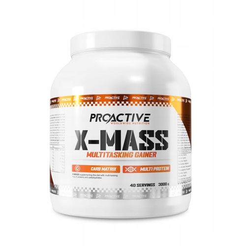 ProActive X-MASS GAINER NA MASĘ 3000g WHITE CHOCOLATE na Arena.pl