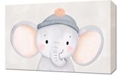 Obraz 60x40cm Wzory dla Dzieci, Dziewczynki i Chłopca - Słonik