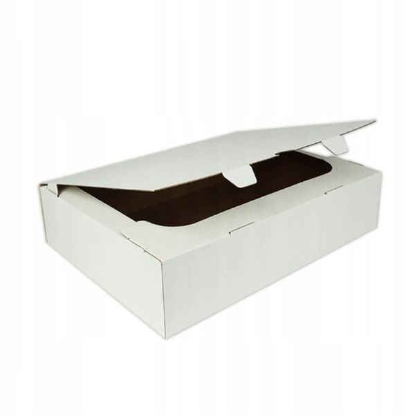 Tacka na CIASTO biała 40x30x9 cm tekturowa karton pudełko na TORT CIASTKA zdjęcie 1