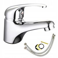 NISKA BATERIA UMYWALKOWA STOJĄCA CHROM/SREBRNY JEDNOUCHWYTOWA HIT