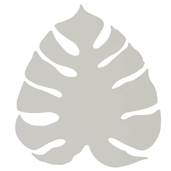 Kinkiet naścienny do przedpokoju Monstera 5946 liść loftowy beżowy zdjęcie 3