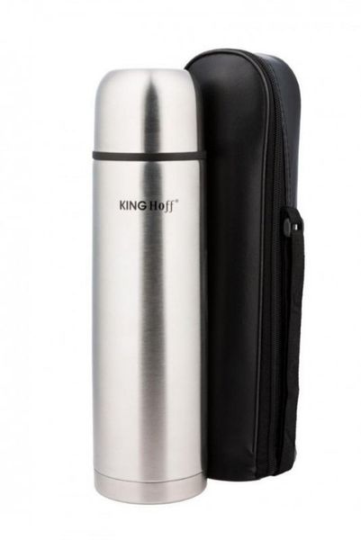 TERMOS STALOWY 750 ml CLICK-CLACK KINGHOFF KH-4053 zdjęcie 1