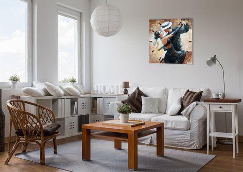 Zegar Ścienny - Tancerze Tango - 60X60 Cm - C3Ac60X60-3773 na Arena.pl