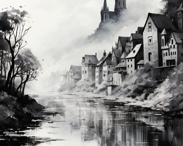 Plakat 76x60,5cm Mglisty Refleks zdjęcie 1