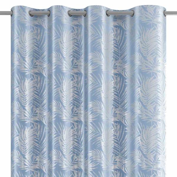 CURT/AH/VELVET/SILVERLEAVES/BLUE/140X245 zdjęcie 4