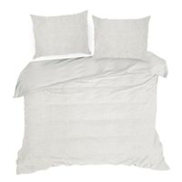 Pościel o strukturze futra TIFFANY 220X200 70X80X2 kremowa