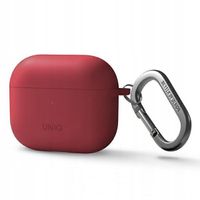 ETUI DO AIRPODS 3 GEN UNIQ NEXO SILIKONOWE Z KARABINCZYKIEM I HACZYKAMI