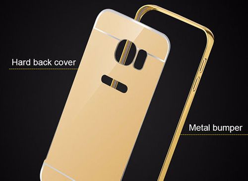 ETUI BUMPER PLECKI MIRROR DO GALAXY S7 edge + szkło na Arena.pl
