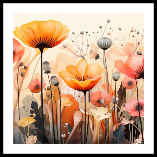 Plakat 60x60cm Taneczne Maki na Arena.pl