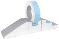 Zestaw 7 klocków piankowych Hoop (biały, jasnoniebieski, szary)