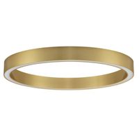 Okrągła modernistyczna oprawa sufitowa Milpa LE43284 LED 50W 3000K złota