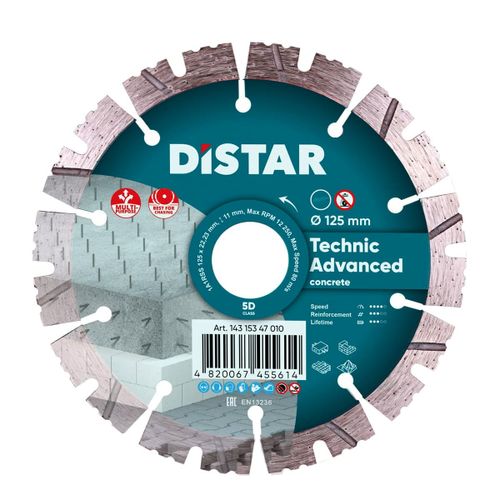 Kopia: Diamentowa tarcza tnąca 1A1RSS 125 Distar Technic Advanced na Arena.pl
