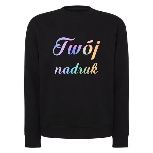 Bluza crewneck czarna z Twoim nadrukiem XS na Arena.pl
