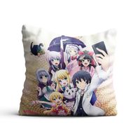 Poduszka kwadratowa Isekai wa Smartphone to Tomo ni. In Another World With My Smartphone DO WYBORU