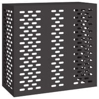 Pokrywa do klimatyzatora Czarny 110 x 50 x 105 cm Stal