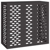 Pokrywa do klimatyzatora Czarny 110 x 50 x 105 cm Stal