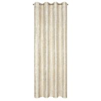 Zasłona na przelotkach z welwetu metaliczny nadruk MALIA 140X250 kremowa