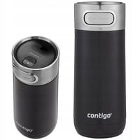 KUBEK TERMICZNY CONTIGO LUXE 360 ml na KAWĘ HERBATĘ NAPOJE CZARNY