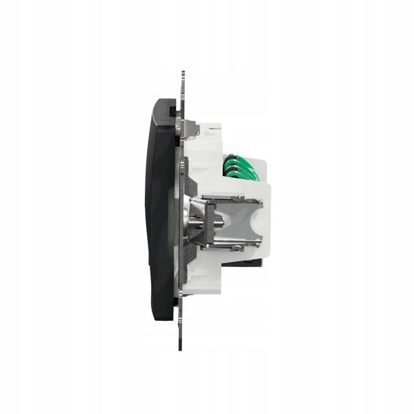 GNIAZDO 2x RJ45 UTP SCHNEIDER SEDNA DESIGN CZARNY zdjęcie 5