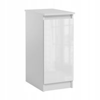 Szafka Na Dokumenty Kontener Dostawka Drzwi Biały Połysk