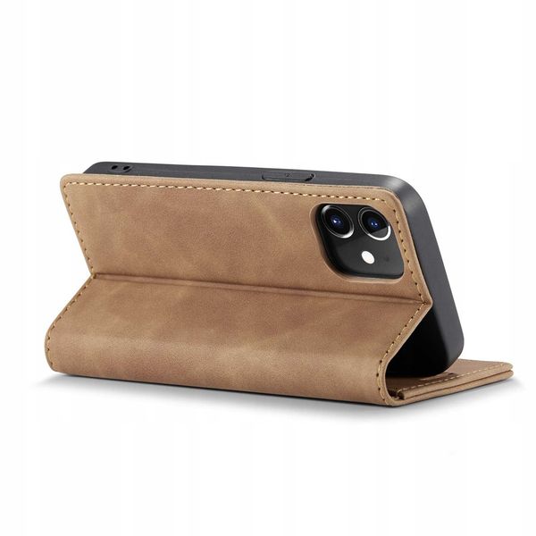 Spacecase Wallet Iphone 12 Mini Light Brown zdjęcie 13